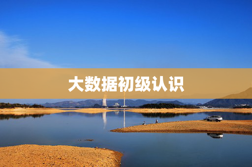 大数据初级认识