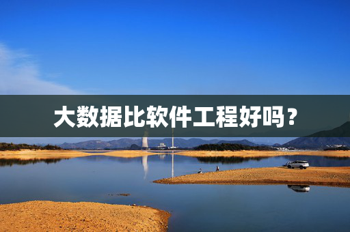 大数据比软件工程好吗？