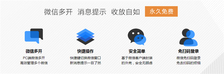 【第三方免费】PC端微信多开 高效管理多个微信 消息提示 免扫登录 第1张 【第三方免费】PC端微信多开 高效管理多个微信 消息提示 免扫登录 第1张