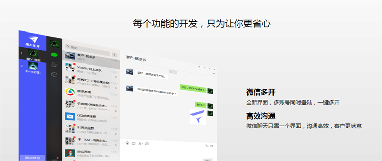 【第三方免费】PC端微信多开 高效管理多个微信 消息提示 免扫登录 第2张 【第三方免费】PC端微信多开 高效管理多个微信 消息提示 免扫登录 第2张